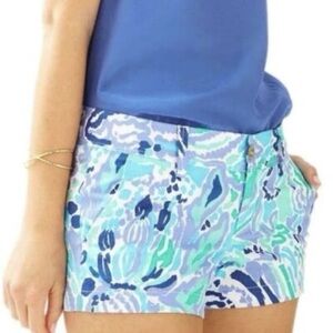 Lilly Pulitzer Blue and Green Shorts